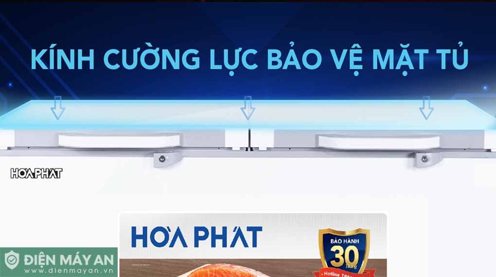 Tủ đông cánh kính Hòa Phát 245 Lít HPF BD6245